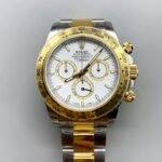 Rolex Daytona White Dial Two-Tone (Steel And Gold) Bracelet 126503(1;1Super Clone)