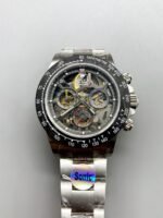 Rolex Daytona Skeleton Dial Carbon Fiber Mechanical Watch (1:1 Super Clone)