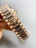 Rolex Day-Date 40 President 18k Rose Gold Slate Ombre Watch(1;1 Super Clone) - Image 8