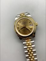 Rolex Datejust Gold with Roman Dial in 36MM （1;1Super Clone） - Image 5