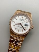RoleRolex Land-Dweller 127335 Steel Honeycomb Rose Gold 40MM(1:1 Super Clone) - Image 2