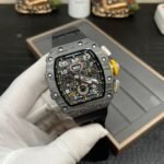Best Richard Mille RM 11-03 Replica Watch For Men – Swiss Movement, Skeleton Dial, Carbon Fiber Case - Image 5