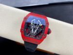 Swiss Replica Richard Mille RM27-03 41mm Red Matador Skeleton Dial Carbon Fiber Case - Image 6