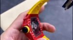 Best Richard Mille RM35-02 Replica – Red Carbon Case, Yellow Strap, Swiss Movement, Skeleton Dial - Image 6