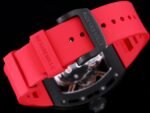 Best Swiss Replica RICHARD MILLE RM 52 Watch – Skeleton Tourbillon , Red Strap - Image 9