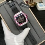 Richard Mille RM 38-02 Bubba Watson White Pink Quartz TPT Skeleton Tourbillon Replica Watch - Image 6
