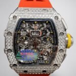 Replica Richard Mille RM 11-03 Men’s Watch with Diamond Bezel And Skeleton Dial Design