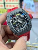 Replica Richard Mille RM35-02 Red Rubber Strap Swiss Movement Sports Watch - Image 6