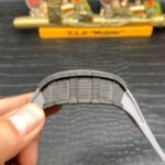 Swiss Richard Mille RM 11 Replica – 49mm Carbon Case, Skeleton Dial, Grey Rubber Strap - Image 8