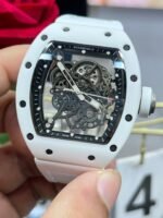 Richard Mille RM055 BBR White Ceramic Skeleton Swiss Replica Sports Watch, AAA Super Clone - Image 2