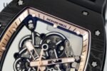 Richard Mille RM055 Skeleton Watch with Black Rubber Strap – Swiss Replica - Image 6