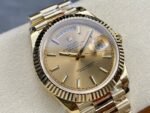 1:1 super clone Day Date Rolex Weekly Journal 18K Gold Plated counter weight - Image 4