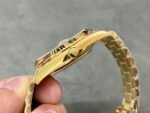 1:1 super clone Day Date Rolex Weekly Journal 18K Yellow Gold Plated counter weight - Image 6