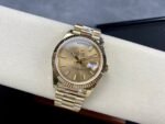 1:1 super clone Day Date Rolex Weekly Journal 18K Gold Plated counter weight - Image 6
