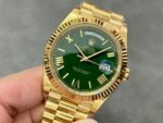 1:1 super clone Day Date Rolex Weekly Journal 18K Yellow Gold Plated counter weight - Image 4