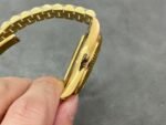 1:1 super clone Day Date Rolex Weekly Journal 18K Yellow Gold Plated counter weight - Image 5