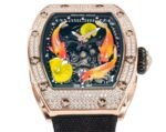 Replica Richard Mille RM S10 Koi Tourbillon Watch - Rose Gold & Diamond - Image 8