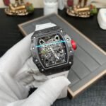 Swiss Richard Mille RM 35-02 RAFA Replica Watch White Rubber Strap Skeleton Dial - Image 5
