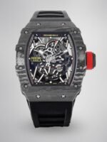 Best Richard Mille RM35-02 Carbon Fiber Skeleton Dial Swiss Replica Watch