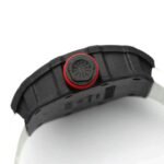 Top Swiss Replica Richard Mille RM35-01 – Carbon Fiber Case & White Rubber Strap - Image 8