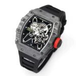Richard Mille RM 35-01 Rafael Nadal Replica Swiss Watch – Skeleton Dial, NTPT Carbon Case, Black Rubber Strap - Image 2