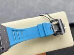 Replica Richard Mille RM 35-02 Swiss NTPT Carbon Fiber Case, Blue Rubber Strap Watch - Image 4