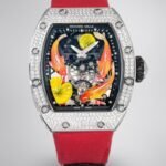 Richard Mille RM S10 Koi Tourbillon Replica – Swiss Movement, Diamond-Set Case, and AAA Quality for the Ultimate Luxury Experience