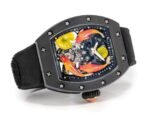 Swiss RICHARD MILLE RM S10 Replica – Koi Tourbillon, Black Steel Case, Sport Style - Image 6