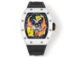 Replica Richard Mille RM S10 Koi Tourbillon Watch with Black Leather Strap - Image 9