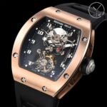 Swiss Richard Mille RM 002-V2 Replica Watch – Skeleton Dial, Black Rubber Strap, 45mm Men’s Luxury Timepiece - Image 3