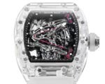 Richard Mille RM38-02 Tourbillon Replica Watch with Crystal Case - Pink Theme - Image 5