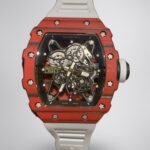 Swiss Richard Mille RM 35-01 Replica Rafael Nadal Red Case Watch – Carbon Fiber Case, Luxury Sport Design