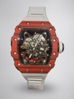 Swiss Richard Mille RM 35-01 Replica Rafael Nadal Red Case Watch – Carbon Fiber Case, Luxury Sport Design