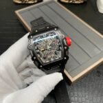 Richard Mille RM 35-03 Rafael Nadal Replica Watch 43mm Steel Case Black Strap - Image 4