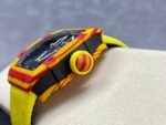 Best Swiss Replica Richard Mille RM 27-03 Red Yellow Carbon Fiber Watch - Image 7