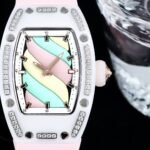 Swiss Replica Richard Mille RM 07-01 Bonbon Collection Pink Marshmallow – Diamond Ceramic Case, Ladies Luxury Watch - Image 3
