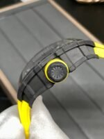 Swiss Replica Richard Mille RM 35-02 Watch For Men – Skeleton Dial, Yellow Rubber Strap, Luxury Sport Design - Image 8