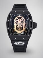 Replica Richard Mille RM052 Skull Tourbillon Super Clone Watch 43mm Swiss Skeleton Design