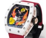 Best Replica Richard Mille RM S10 Koi Tourbillon Watch – Red Strap - Image 7