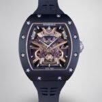Best Swiss RM47 Black Samurai Tourbillon Replica Watch