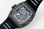 Richard Mille RM055 Skeleton Watch with Black Rubber Strap – Super Clone - Image 4