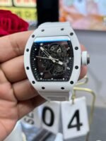 Richard Mille RM055 BBR White Ceramic Skeleton Swiss Replica Sports Watch, AAA Super Clone - Image 3