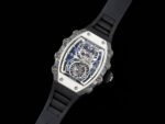 Swiss Richard Mille RM 21-01 Replica Tourbillon Aerodyne Carbon Tpt Watch For Men – High-End Skeleton Dial - Image 3