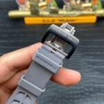Swiss Richard Mille RM 11 Replica – 49mm Carbon Case, Skeleton Dial, Grey Rubber Strap - Image 10
