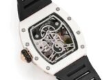 Replica Richard Mille RM S10 Koi Tourbillon Watch with Black Leather Strap - Image 2