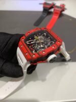 Swiss Richard Mille RM 35-01 Replica Rafael Nadal Red Case Watch – Carbon Fiber Case, Luxury Sport Design - Image 7