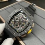 Best Richard Mille RM 11-03 Replica Watch For Men – Swiss Movement, Skeleton Dial, Carbon Fiber Case - Image 6