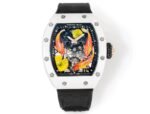 Richard Mille Replica RM S10 Koi Tourbillon Watch with White Ceramic Case - Image 10