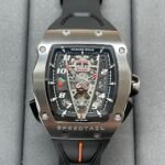 Luxury Best Richard Mille RM 40-01 Replica McLaren Speedtail – Water-Drop Case, Black Rubber Strap, Swiss Movement - Image 3