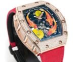 Replica RICHARD MILLE RM S10 Koi Tourbillon Watch with Rose Gold Case - Image 10